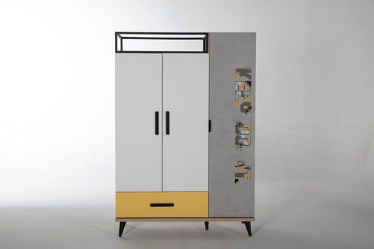 Cool 3-türiger Kleiderschrank